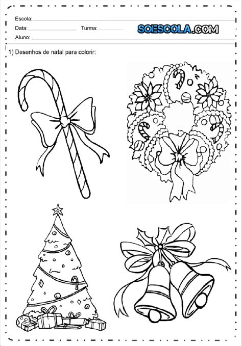 desenhos de natal para imprimir